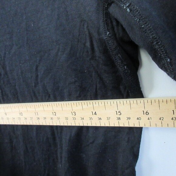 Icebreaker Merino Bodyfit 200 Hoodie Women M Black Quarter Zip Long Sleeve 224 - Picture 12 of 14